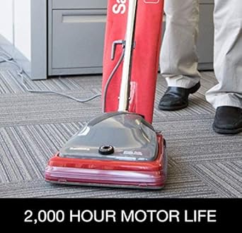 Sanitaire TRADITION Upright Commercial Bagged Vacuum, SC684G Red 2 Sanitaire TRADITION Upright Commercial Bagged Vacuum, SC684G Red - Image 2