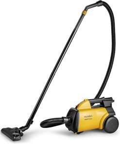 Eureka 3670M Canister Cleaner, Lightweight Powerful Vacuum for Carpets and Hard floors, w/ 5bags,Yellow