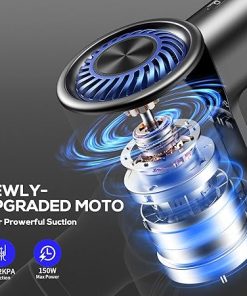 Cordless Vacuum Cleaner, 80000 RPM High-Speed Brushless Motor Powerful Vacuum Cleaners for Home, Up to 40 Mins Runtime, Stick Vacuum with 4* LED & Rechargeable 2600 mAh Battery 2