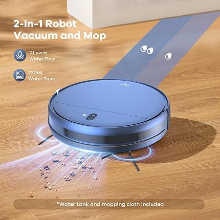 ZCWA Robot Vacuum and Mop Combo,2.4GHz WiFi Link Vacuum Robot,4 Cleaning Mode Robotic Vacuums Cleaner,APP/Remote Aspiradora Robot,Self-Charging Robot Vacuum for Pet Hair,Stains,Carpets,Corner 2 ZCWA Robot Vacuum and Mop Combo,2.4GHz WiFi Link Vacuum Robot,4 Cleaning Mode Robotic Vacuums Cleaner,APP/Remote Aspiradora Robot,Self-Charging Robot Vacuum for Pet Hair,Stains,Carpets,Corner - Image 2