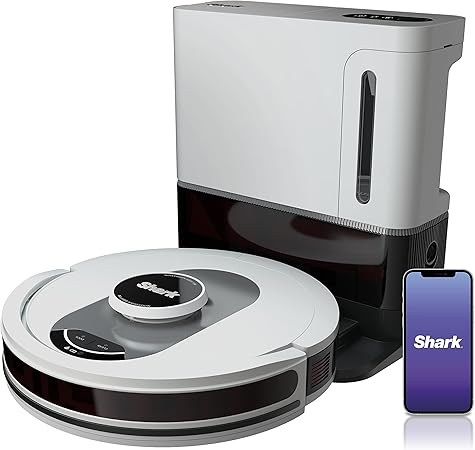 Shark AV2511AE/AV251WA AI Ultra Robot Vacuum, with Matrix Clean, Home Mapping, 60-Day Capacity Bagless Self Empty Base, Perfect for Pet Hair, Wifi, Compatible with Alexa, Black/Silver (Renewed) Shark AV2511AE/AV251WA AI Ultra Robot Vacuum, with Matrix Clean, Home Mapping, 60-Day Capacity Bagless Self Empty Base, Perfect for Pet Hair, Wifi, Compatible with Alexa, Black/Silver (Renewed)