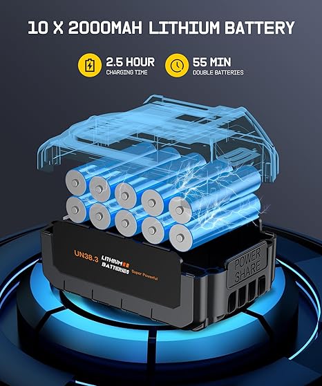 Car Vacuum Portable Cordless, 35000PA High Power Suction & Blower, Wireless Handheld Vacuum Cleaner for Car, Home, Office, Pet(Glossy Black) 2 Car Vacuum Portable Cordless, 35000PA High Power Suction & Blower, Wireless Handheld Vacuum Cleaner for Car, Home, Office, Pet(Glossy Black) - Image 2