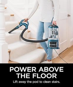 Shark Upright Vacuum, Navigator Lift-Away with Self-Cleaning Brushroll, HEPA Filter, Swivel Steering, Upholstery Tool & Pet Crevice Tool, Perfect for Pets & Multi-Surface, Teal, ZU503AMZ