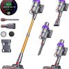 Shark UZ865H Stratos Cordless Vacuum with Clean Sense IQ, DuoClean PowerFins HairPro, Includes Duster Crevice Tool & Anti-Allergen Brush, Up to 50 Minute Runtime, Gray (Renewed) 3